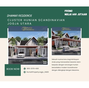 Dijual Rumah 2KT 1KM Cluster Scandinavian Modern Dekat Pemda - Sleman Yogyakarta