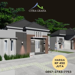 Dijual Rumah Bangunan Baru Tipe 45 2KT 1KM Lokasi Strategis - Bantul Yogyakarta