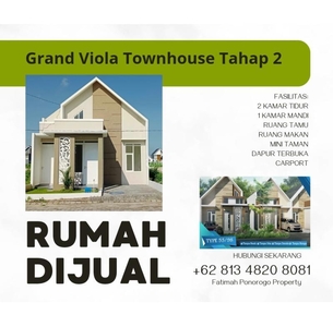 Dijual Rumah dengan Desain Elegan Harga Terjangkau - Ponorogo Jawa Timur