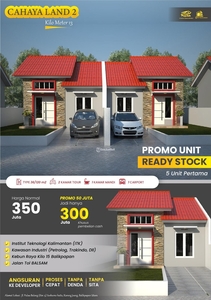 Dijual Rumah di Cahaya Land Property KM 13 Tipe 36/120 2KT 1KM - Balikpapan
