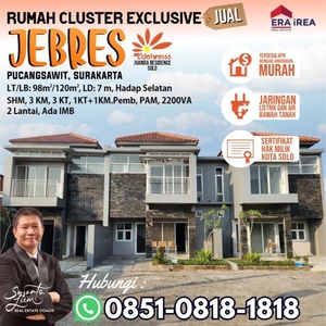 Dijual Rumah Edelweiss Juanda, Cluster Exclusive, Hanya 10 Menit ke Uns, RSUD Moewardi, Kampus ISI Solo, RS Hermina, Balaikota - Surakarta Jawa Tengah