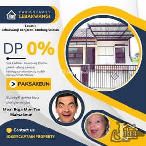 Dijual Rumah Garden Family Lebak Wangi KPR Tanpa DP - Bandung