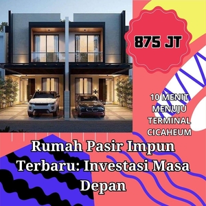 Dijual Rumah Mewah 2 Lantai Tipe 65/91 3KT 2KM Dengan Fasilitas Terbaik Siap Huni di Pasir Impun - Kota Bandung