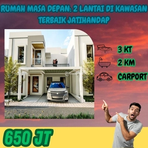 Dijual Rumah Murah 2 Lantai Jatihandap Dekat Saung Udjo Padasuka Jatihandap - Bandung