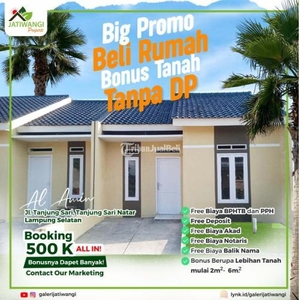 Dijual Rumah Murah Natar LT72 LB36 2KT 1KM Bersubsidi - Lampung Selatan