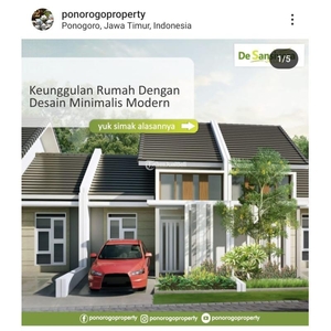 Dijual Rumah Perumahan Minimalis Tipe 48/84 Siap Huni DSansivera Village - Kota Ponorogo Jawa Timur