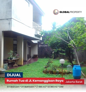 Dijual Rumah Tua di Jalan Kemanggisan Raya Kemanggisan - Jakarta Barat