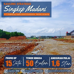 Dijual Tanah Kavling Luas Mulai 78m-91m Sukarame - Bandar Lampung