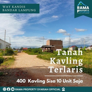 Dijual Tanah Murah Way Kandis Luas 105m2 Siap Bangun Paling Laris - Bandar Lampung