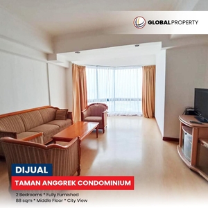 Dijual Termurah Taman Anggrek Condominium 2 Bed Fully Furnished Mid Floor - Jakarta Barat