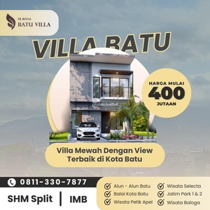 Dijual Villa Murah Baru 2 Lantai Dekat Objek Wisata - Batu Jawa Timur