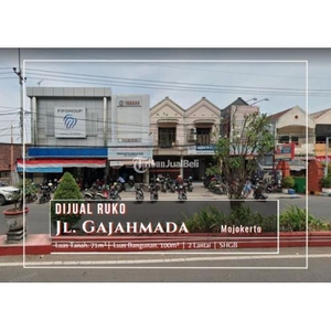 Jual Ruko Eks Bank SHGB Luas 200/71 Srategis di Jalan Gajahmada - Mojokerto