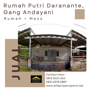 Jual Rumah 9KT 9KM di Jl Putri Dara Nante - Pontianak