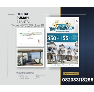 Jual Rumah Baru Tipe 81/95 di Grandi Viola Tanpa Bunga - Ponorogo Jawa Timur