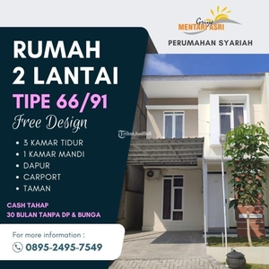 Jual Rumah Perumahan Ngawi 2 Lantai Tipe 66/91 3KT 1KM Free Design - Ngawi Jawa Timur