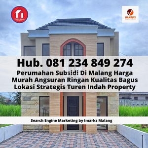 Jual Rumah Subsidi Baru dalam Perumahan Harga 100 Jutaan - Malang Kota