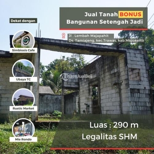 Jual Tanah di Trawas, 0 jalan, Bonus Bangunan - Mojokerto