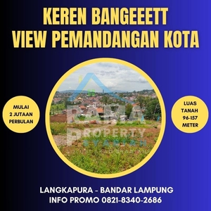Jual Tanah Paling Murah Luas 96-157 M2 Di Langkapura Surat Sertifikat Jalan Mulus Bagus Dekat Kampus Saburai – Bandar Lampung