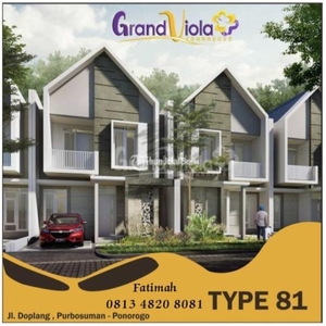 Terlaris Dijual Rumah Baru Konsep Skandinavia Di Perumahan Syariah Ponorogo Grand Viola Townhouse - Ponorogo