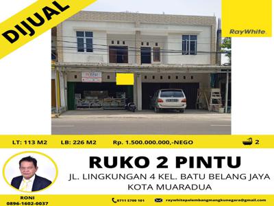 Di Jual Ruko 2 Pintu