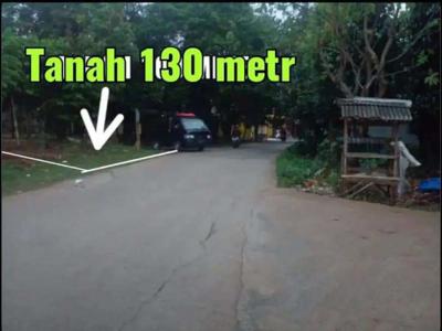 di jual tanah nempel jln Raya Setu Cisaat130meter