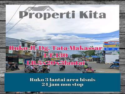 Dijual Ruko jl.dg tata area bisnis Makassar harga bersahabat