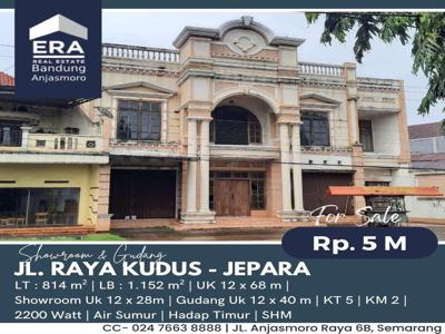 Dijual Showroom & Gudang di Jl. Raya Kudus Jepara