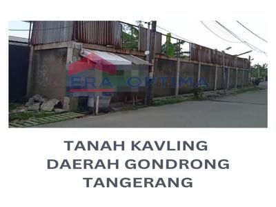 TANAH KAVLING DEKAT JAKARTA DAERAH GONDRONG - TANGERANG