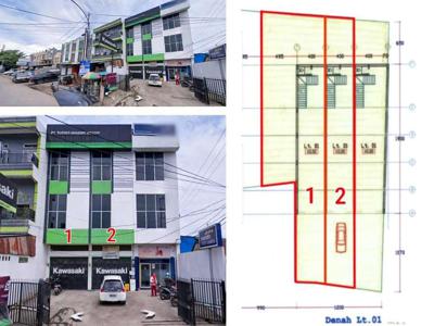 DISEWAKAN / DIJUAL Ruko 2 unit di Jl. Tinumbu (Panampu) Makassar