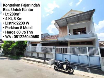 Kontrakan Area Fajar Indah, Bisa Untuk Kantor