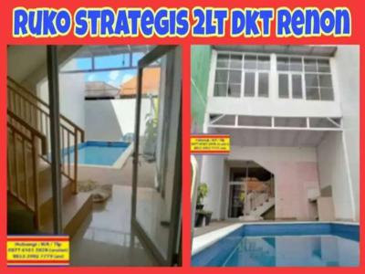 Ruko MURAh Strategis 135m2 +Poll Renon dkt Cok Agung Tresna Denpasar