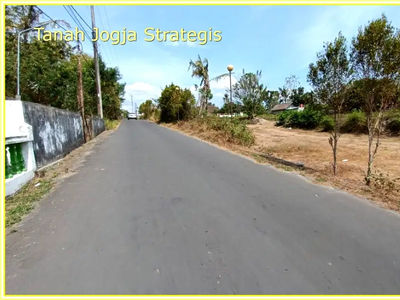5 Menit Kampus UTY Tanah Strategis di Jl. Ringroad Barat Sleman