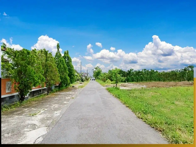 Barat Jogja Kota, Tanah Godean Dekat Dowa; 300 Meter Jl. Raya Godean