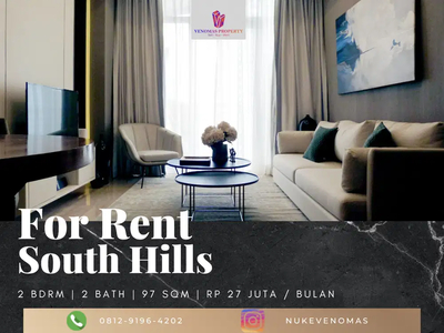 Disewakan Apartemen South Hills 2BR New Furnished Nice View