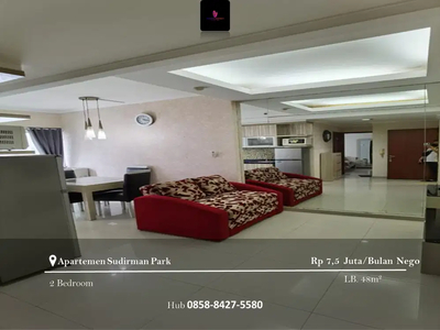 Disewakan Apartement Sudirman Park 2 BR Low Floor Furnished