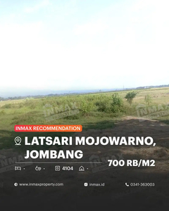 Tanah Luas + Murah Lokasi Strategis Di Latsari Kec. Mojowarno Jombang