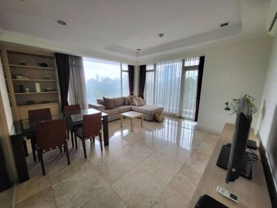 Dijual Apartemen Istana Sahid Tower Mawar, 130 m2, 2BR, Furnished