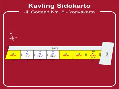 Kavling Sidokarto, Tanah Murah Sidokarjo Jl. Godean Km.8