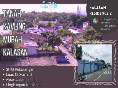 Pekarangan Jl Jogja-Solo, Siap Bangun Cocok Untuk Investasi