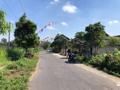 TANAH PEKARANGAN SIAP BANGUN VIEW SAWAH 2 MUKA DI NGEMPLAK, SLEMAN