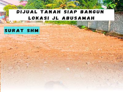 Tanah siap bangun lokasi jl abusamah sukabangun