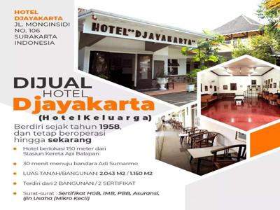 Dijual Hotel Djayakarta