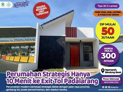 Dijual Rumah di Bandung Barat Dekat Exit Tol Padalarang Bisa KPRS