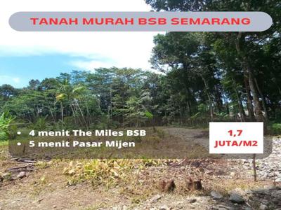 Dijual Tanah Kavling Dekat Komplek BSB City Mijen Semarang