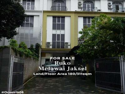 For sale Ruko di jalan Melawai Kebayoran baru Jakarta Selatan