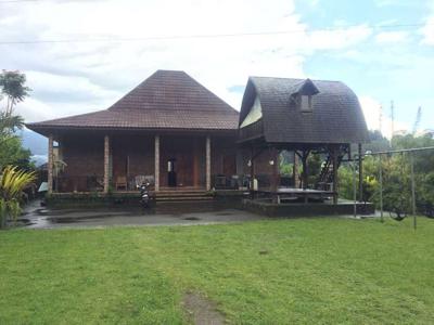 Jual Villa Modern Joglo Asri dan Bersih Lokasi Jalan Utama Bedugul