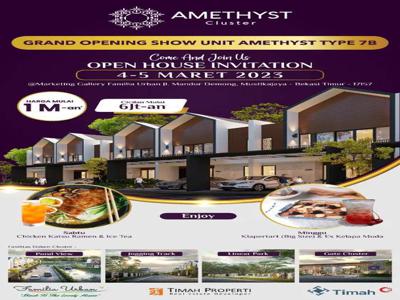 Rumah 2 lantai Amethyst Booking 15Jt ALL IN Bekasi Timur