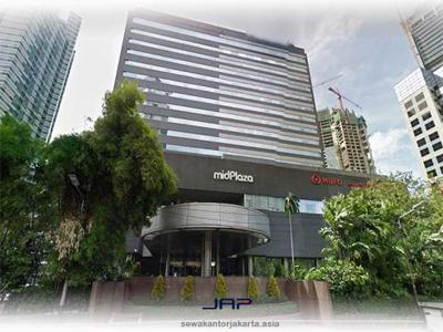 Sewa Kantor Mid Plaza 1 Luas 1138 m2 Bare - Sudirman Jakarta Selatan