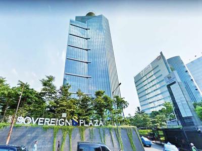 Sewa Kantor Sovereign Plaza luas 155 m2 Fully Furnished - Jakarta Sela