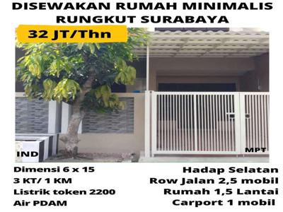 Sewa Rumah Minimalis Rungkut Surabaya Timur dkt Tenggilis Nginden